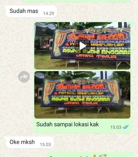 Pengiriman Papan Bunga Rumah Duka Dharmais
