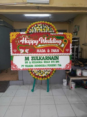 Papan Bunga di Rumah Duka Dharmais