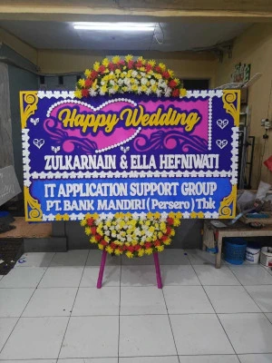 Papan Bunga di Rumah Duka Dharmais